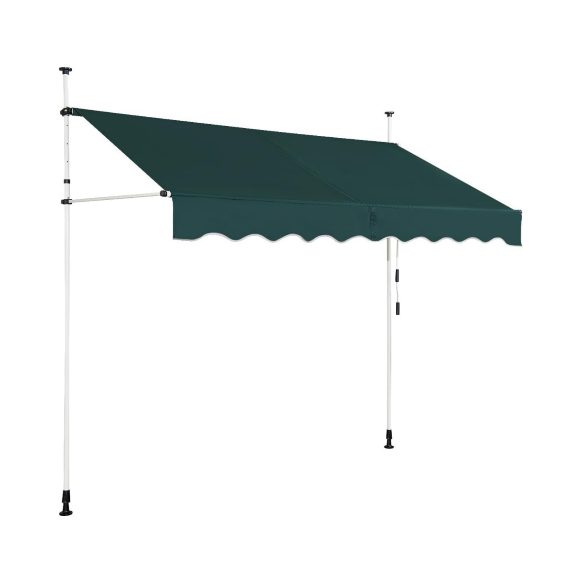 markise-sonnenmarkise-13539_1_ Ištraukiama markizė be gręžimo 350 cm pločio su aukščio reguliavimu (Žalia)