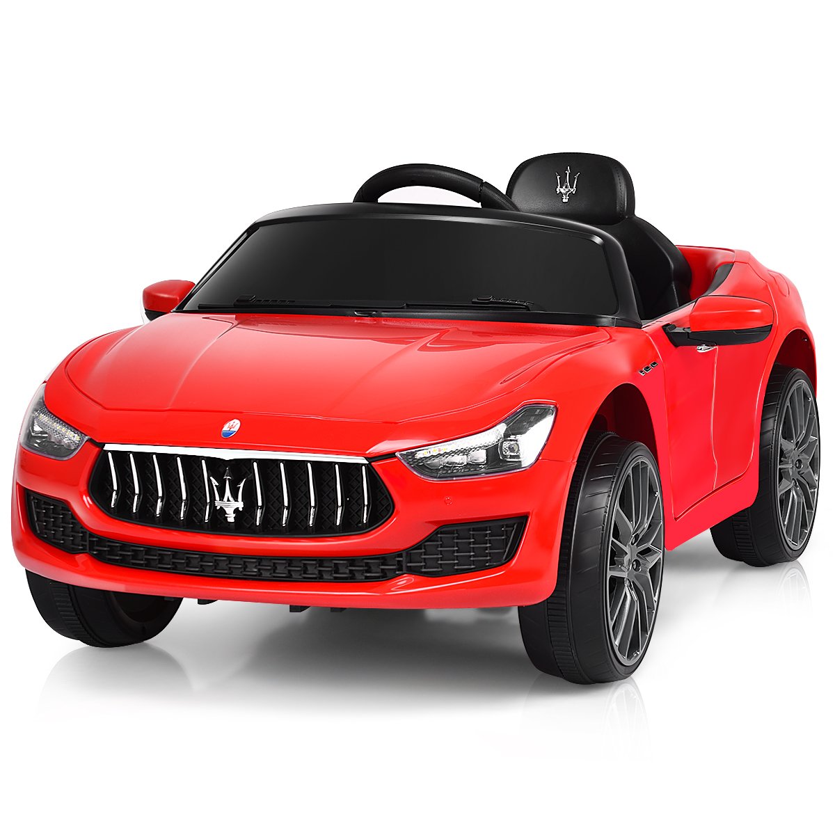 maserati-kinderauto-ty327432de-re_1_ Elektrinis vaikiškas automobilis su nuotolinio valdymo pulteliu ir LED apšvietimu (Raudona)