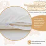 Sulankstoma futono čiužinio platforma 140x200 cm (Smėlio)