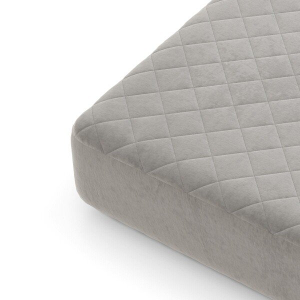 Prabangi minkšta čiužinio antčiužinio danga 140x200 cm (Pilka)