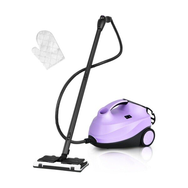 Galingas 2000W garų siurblys su 18 priedų (Violetinė)