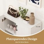 Kompaktiška sekcijos spintelė su reguliuojama lentyna (Balta)