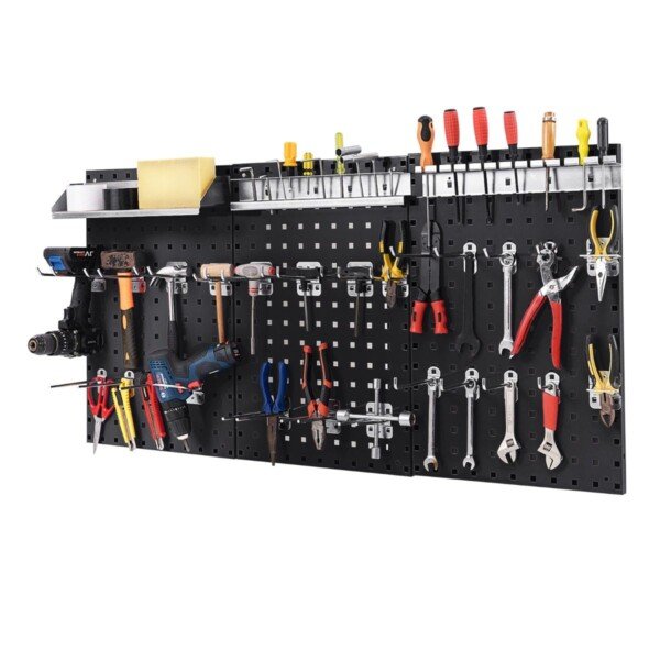 Organizatorius įrankių sienai su priedais (Juoda)