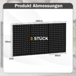 Organizatorius įrankių sienai su priedais (Juoda)