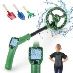 Reguliuojamo aukščio metalo ieškiklis su LCD ekranu (Žalia)