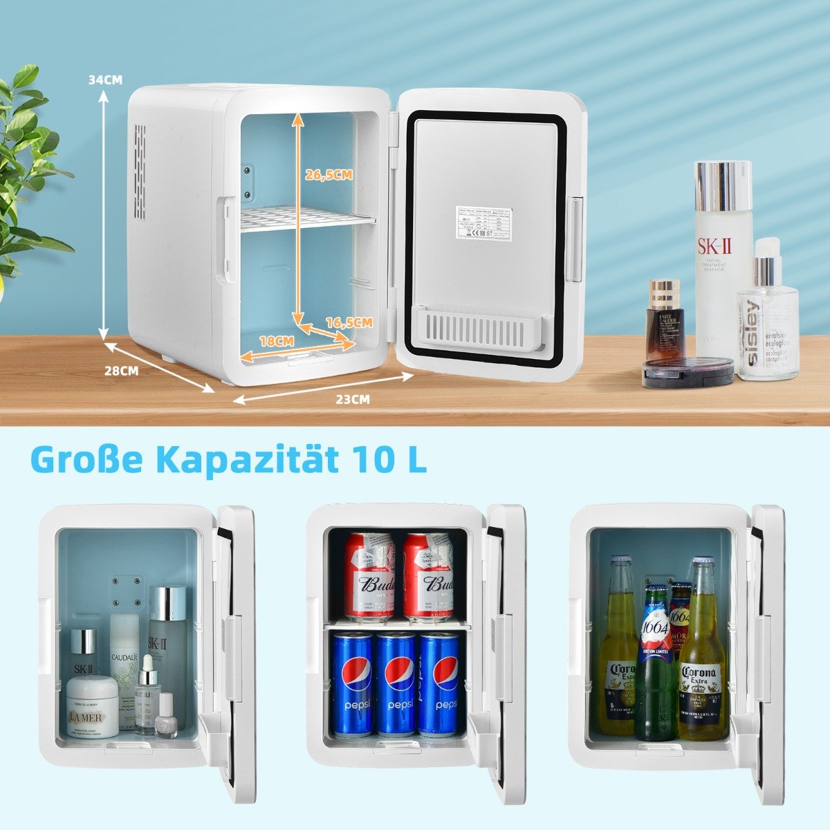 Schne Mini Khlschrank Frs Zimmer Geruschlos Fotosnull