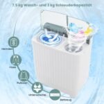 Dvigubos talpos skalbyklė (Pilka)