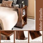 Mobilus C formos staliukas ant ratukų (Rūdyta ruda)