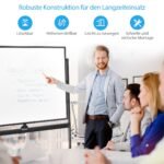 Magnetinė pasukama dvipusė rašomoji lenta 90 x 120 cm (Juoda ir balta)