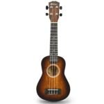 Ukulėlė su priedais 53 cm (Ruda)