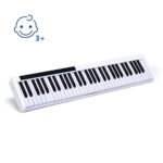 61 klavišo skaitmeninis pianinas su dėklu (Juoda ir balta)