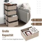 Talpinimo spintelė su 4 stalčiais 42 x 33 5 x 84 5 cm (Ruda)