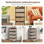 Talpinimo spintelė su 4 stalčiais 42 x 33 5 x 84 5 cm (Ruda)