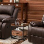 Stalas su stalčiumi ir apsauginėmis sienelėmis 45x40x49 cm (Rustiška ruda)