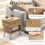 Medinio dvigulio spintelės komplektas (Natūrali)