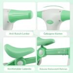 Vaikiškas balansinis dviratukas be pedalų (Žalia)