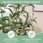 Dirbtinis alyvmedis 130 cm 2 vnt (Žalia)