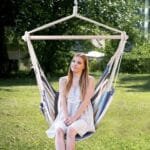 Supamas krėslas su dviem pagalvėm (Smėlio)