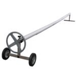 Mobilus baseino ritės mechanizmas su teleskopiniu strypu (Balta)