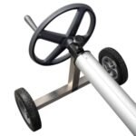 Mobilus baseino ritės mechanizmas su teleskopiniu strypu (Balta)