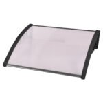 Tvirtas polikarbonato stogelis durims ir langams (Skaidrus)