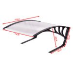 Robotinės vejapjovės garažas su apsauga nuo lietaus ir UV spindulių (Juoda ir balta)