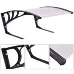 Robotinės vejapjovės garažas su apsauga nuo lietaus ir UV spindulių (Juoda ir balta)