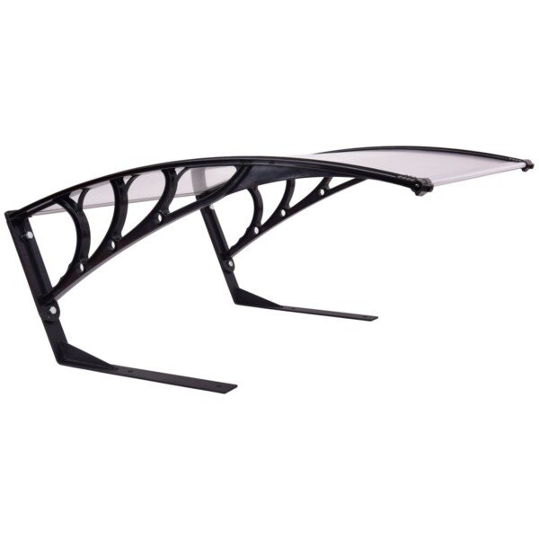 Robotinės vejapjovės garažas su apsauga nuo lietaus ir UV spindulių (Juoda ir balta)