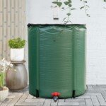 Sulankstomas lietuviškas vandens surinktuvas 200L (Žalia)