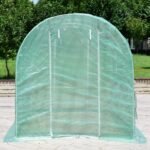Foliarinis šiltnamis su plieniniu pamatu 3 5 x 2 x 2 m (Žalia)