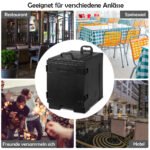 Termoizoliacinis maisto konteineris 77 L (Juoda)