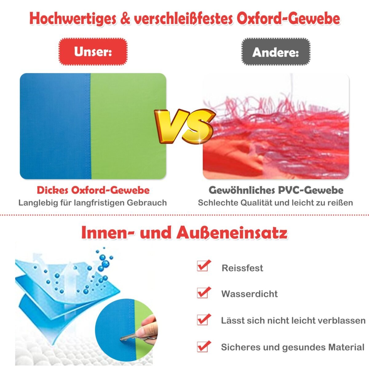 Pripučiama pilis su vandens čiuožykla ir pūstuvu (Spalvota)