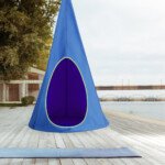 Vaikiška hamako kėdė lizdas (Mėlyna)