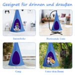 Vaikiška hamako kėdė lizdas (Mėlyna)