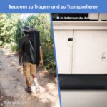 Nešiojamas sodo paviljonas 181x181x210cm (Pilka)