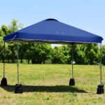 Sulankstomas 3x3m vandeniui atsparus pavėsinis (Mėlyna)