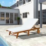 Medinis sulankstomas gultas su reguliuojamu atlošu ir ratukais (Natūrali medžio)