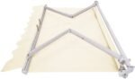 Ištraukiama terasos markizė 2 5 m x 2 m su aliuminio rėmu (Kreminė balta)