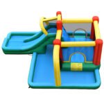 Pripučiama pilis su čiuožykla ir baseinu (Spalvota)