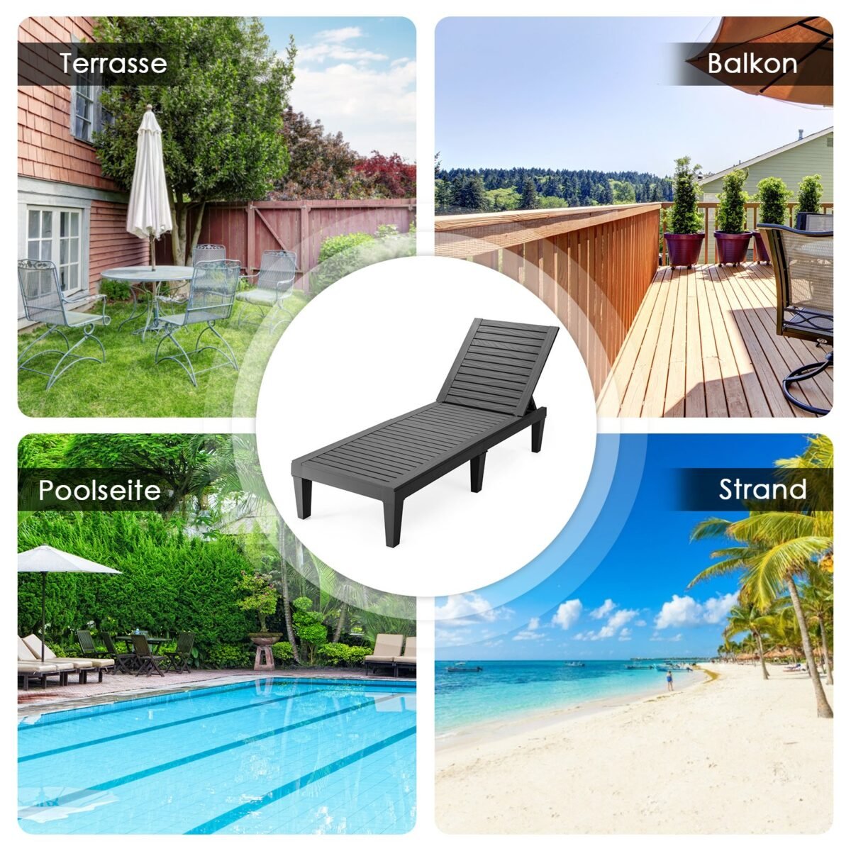 Reguliuojamo atlošo lauko gultas (Juoda)