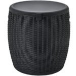 Daugiafunkcis lauko staliukas su aušintuvu (Juoda)