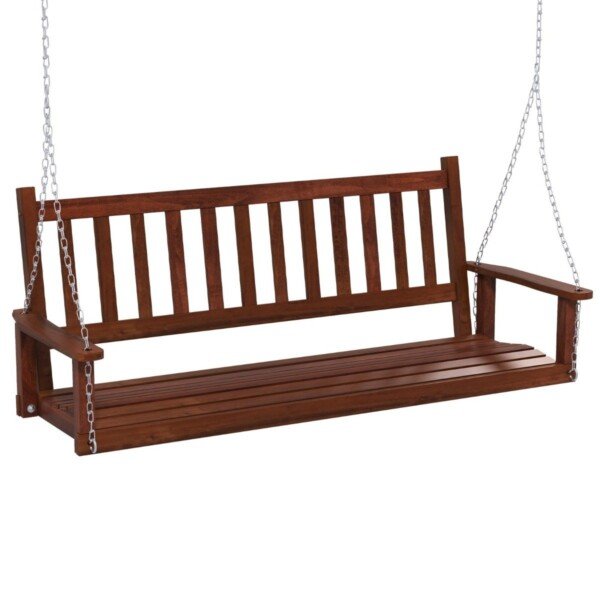 Trijų vietų medinė sodo supynė (Ruda)