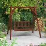 Dvivietė medinė lauko supynė (Ruda)