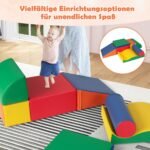 Žaislinių putplasčio blokelių rinkinys vaikams (Spalvota)