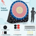 Futbolo smiginis lauko žaidimų rinkinys (Juoda)