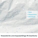 Baltas lauko renginių tentas 3 m x 9 m (Balta)