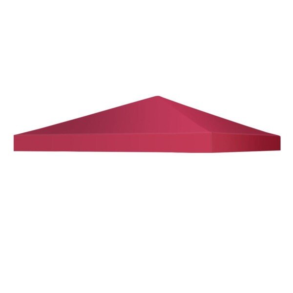 Paviljonų stogo uždangalas 300x300 cm (Vynas raudona)