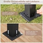 Terasinė pergola su dviem reguliuojamais stogeliais 3 05x3 05 m (Pilka)