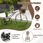 Gėlių stovas su trimis krepšeliais (Bronza)