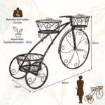 Gėlių stovas su trimis krepšeliais (Bronza)